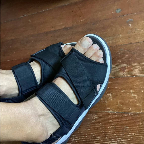 Zara - Platform Velcro Sandals main image 1